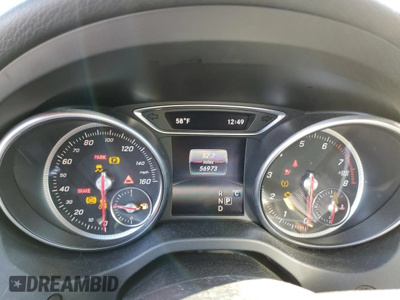 2017 Mercedes-Benz CLA with VIN WDDSJ4EB7HN440955, listed as a Copart auction lot 38363923 with 56,973 mi miles. Bid and sale history available at carsss.com. Image 9.