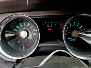 2012 Ford Mustang V6 Premium with VIN 1ZVBP8AMXC5272533, listed as a Copart auction lot 47862645 with 188,933 mi miles and Salvage Title. Bid and sale history available at carsss.com. Image 9.