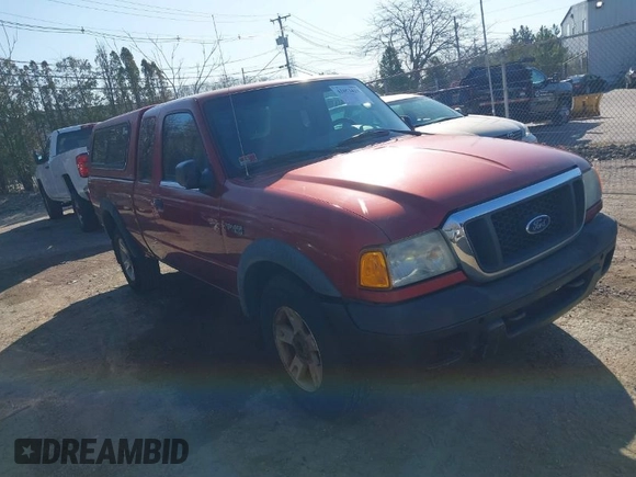 2004 Ford Ranger XL Fleet with VIN 1FTZR45E04PB30477, listed as a IAAI auction lot 42053429 with 217,812 mi miles. Bid and sale history available at carsss.com. Image 1.