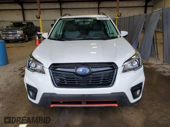2019 Subaru Forester Sport with VIN JF2SKAPC5KH439855, listed as a Copart auction lot 54047755 with 68,430 mi miles and Salvage Title. Bid and sale history available at carsss.com. Image 5.