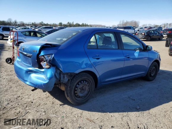 2009 Toyota Yaris with VIN JTDBT903891323833, listed as a Copart auction lot 47460975 with 134,524 mi miles and Salvage Title. Bid and sale history available at DreamBid. Image 3.