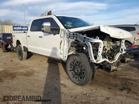2024 Ford Super Duty F-250 SRW XL with VIN 1FT8W2BN3RED65908, listed as a Copart auction lot 42253355 with 7,149 mi miles and Salvage Title. Bid and sale history available at carsss.com. Image 4.