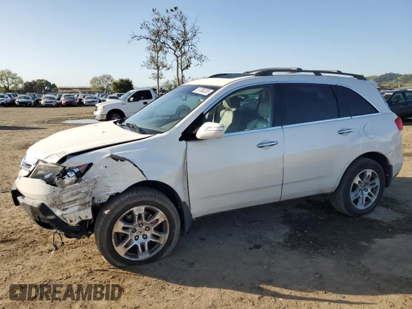 2009 Acura MDX Tech Pkg with VIN 2HNYD28619H533361, listed as a Copart auction lot 51788235 with 150,885 mi miles and Salvage Title. Bid and sale history available at carsss.com. Image 1.