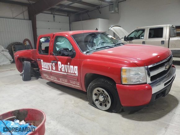 2010 Chevrolet Silverado 1500 LS with VIN 3GCRKREA4AG120565, listed as a Copart auction lot 46037345 with 201,375 mi miles and Salvage Title. Bid and sale history available at carsss.com. Image 4.