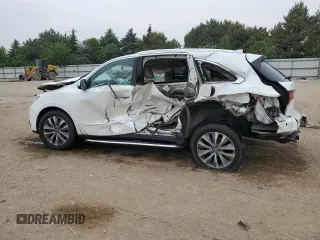 2014 Acura MDX Advance with VIN 5FRYD4H84EB027797, listed as a Copart auction lot 60854935 with 176,577 mi miles and Non repairable. Bid and sale history available at DreamBid. Image 2.