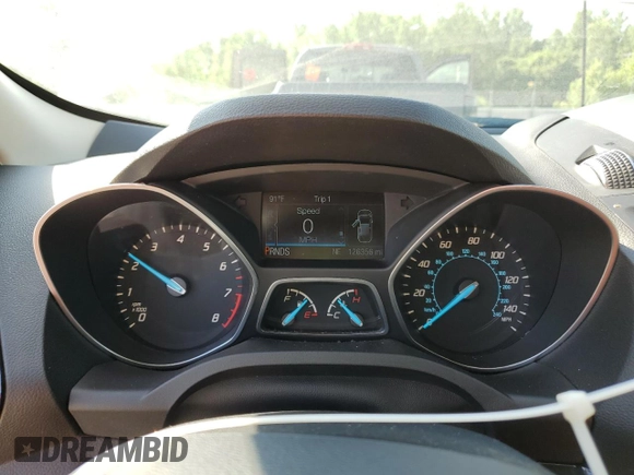 2015 Ford Escape Titanium with VIN 1FMCU0J93FUA58325, listed as a Copart auction lot 64135685 with 126,356 mi miles and Salvage title. Bid and sale history available at DreamBid. Image 9.
