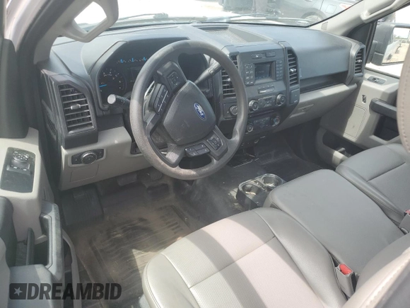 2017 Ford F-150 XL with VIN 1FTMF1CF2HKE54711, listed as a Copart auction lot 55502395 with 86,587 mi miles and Salvage title. Bid and sale history available at DreamBid. Image 8.
