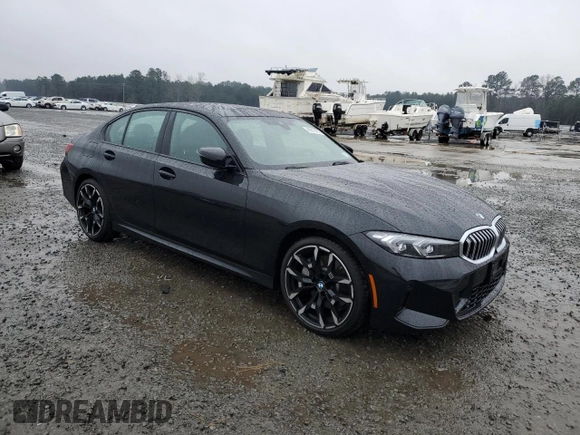 2025 BMW 3 Series 330i xDrive with VIN 3MW89CW02S8F06050, listed as a Copart auction lot 41817495 with 1,709 mi miles and Salvage Title. Bid and sale history available at carsss.com. Image 4.