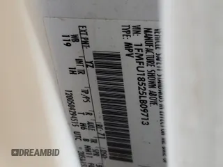 2005 Ford Expedition Eddie Bauer z VIN 1FMFU18525LB09713, wystawiony jako Copart lot #55100245 z przebiegiem Nie podano mil oraz Szkoda całkowita • Salvage title. Historia ofert i sprzedaży dostępna na DreamBid. Obrazek 14.