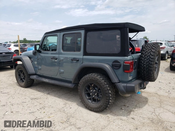 2024 Jeep Wrangler Sport S with VIN 1C4RJXN61RW192288, listed as a Copart auction lot 61786585 with 18,494 mi miles and Salvage title. Bid and sale history available at DreamBid. Image 2.