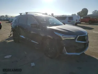 2019 Acura RDX w/Technology Pkg with VIN 5J8TC2H55KL008307, listed as a Copart auction lot 42444545 with 50,366 mi miles and Salvage Title. Bid and sale history available at carsss.com. Image 4.