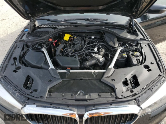 2018 BMW 5 Series 530i with VIN WBAJA5C54JG899845, listed as a Copart auction lot 83007584 with 57,379 mi miles and Salvage Title. Bid and sale history available at DreamBid. Image 12.