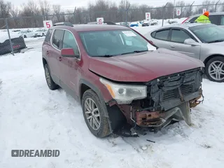 2017 GMC Acadia SLE with VIN 1GKKNSLA6HZ282568, listed as a IAAI auction lot 41610361 with 160,446 mi miles. Bid and sale history available at carsss.com. Image 1.