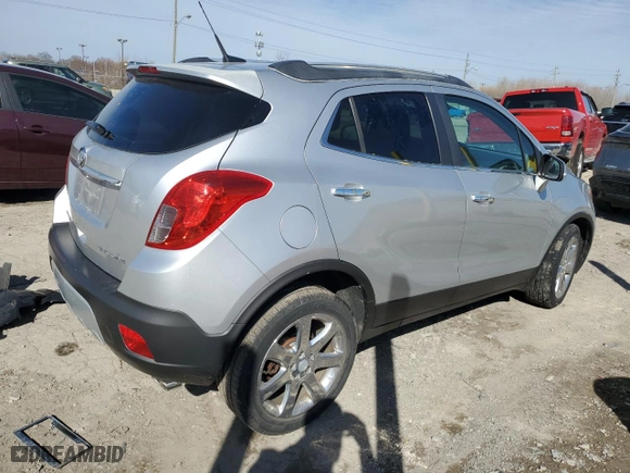 2014 Buick Encore Leather with VIN KL4CJCSB2EB590430, listed as a Copart auction lot 49534445 with 145,668 mi miles and Salvage Title. Bid and sale history available at carsss.com. Image 3.