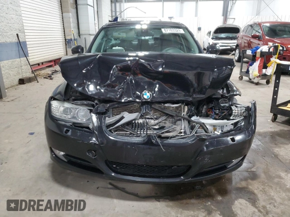 2011 BMW 3 Series 328i xDrive with VIN WBAPK7G52BNN77554, listed as a Copart auction lot 87103324 with 194,347 mi miles and Salvage Title. Bid and sale history available at carsss.com. Image 5.