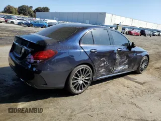 2020 Mercedes-Benz C 300 with VIN WDDWF8DB3LR530908, listed as a Copart auction lot 58015975 with 60,818 mi miles and Salvage title. Bid and sale history available at DreamBid. Image 3.