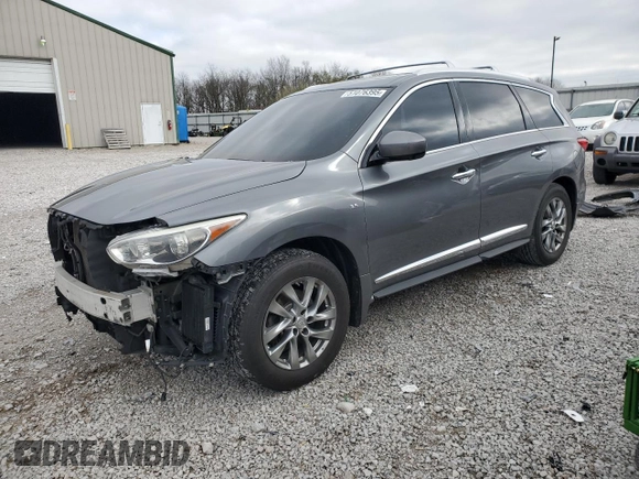 2015 Infiniti QX60 z VIN 5N1AL0MM9FC547408, wystawiony jako Copart lot #51076395 z przebiegiem 115 345 mil mil oraz Szkoda całkowita • Salvage title. Historia ofert i sprzedaży dostępna na DreamBid. Obrazek 1.