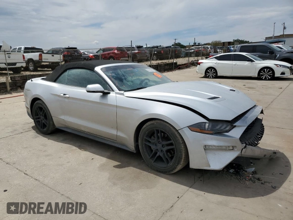 2018 Ford Mustang EcoBoost Premium with VIN 1FATP8UH4J5110910, listed as a Copart auction lot 67182883 with Not Provided miles and Salvage Title. Bid and sale history available at carsss.com. Image 4.