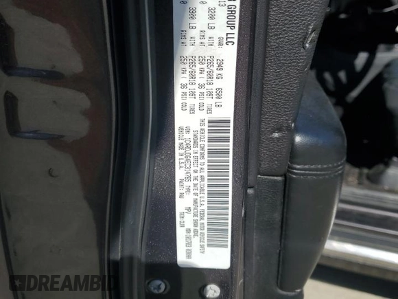 2014 Dodge Durango Limited with VIN 1C4RDJDG4EC314765, listed as a Copart auction lot 54779755 with 120,997 mi miles and Salvage title. Bid and sale history available at DreamBid. Image 13.