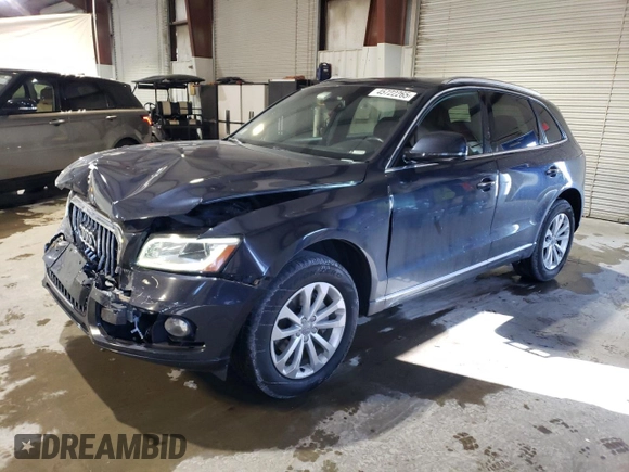 2016 Audi Q5 Premium Plus with VIN WA1L2AFP2GA145377, listed as a Copart auction lot 45722265 with 91,285 mi miles and Salvage Title. Bid and sale history available at carsss.com. Image 1.