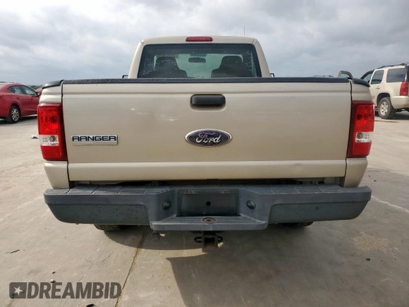 2007 Ford Ranger XL with VIN 1FTYR10D07PA13317, listed as a Copart auction lot 54957875 with 187,479 mi miles and Clean Title. Bid and sale history available at carsss.com. Image 6.