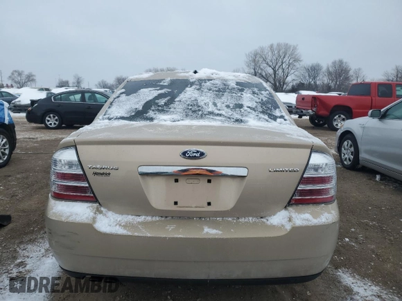 2008 Ford Taurus Limited with VIN 1FAHP25WX8G104690, listed as a Copart auction lot 45486635 with 131,369 mi miles and Salvage Title. Bid and sale history available at DreamBid. Image 6.