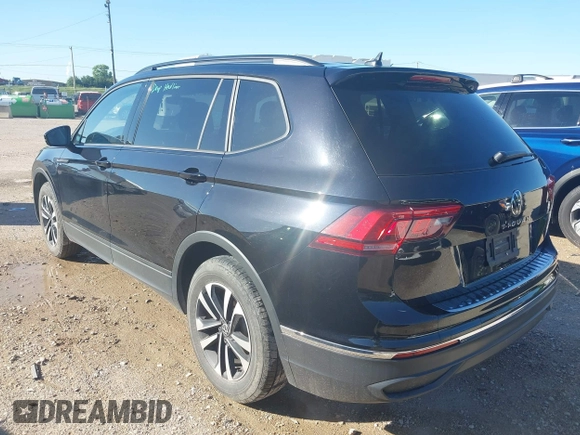 2023 Volkswagen Tiguan S with VIN 3VVRB7AX0PM120136, listed as a IAAI auction lot 42068030 with 46,220 mi miles and . Bid and sale history available at DreamBid. Image 3.
