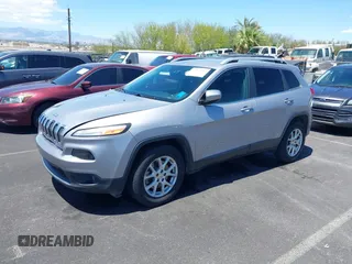 2017 Jeep Cherokee Latitude with VIN 1C4PJMCB1HD213964, listed as a IAAI auction lot 42263437 with 105,618 mi miles and . Bid and sale history available at DreamBid. Image 2.