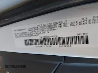 2008 Subaru Tribeca Limited с VIN 4S4WX93D884416290, выставлен на аукционе IAAI как лот 41413763 с пробегом 141 522 миль миль и . История ставок и продаж доступна на DreamBid. Изображение 9.
