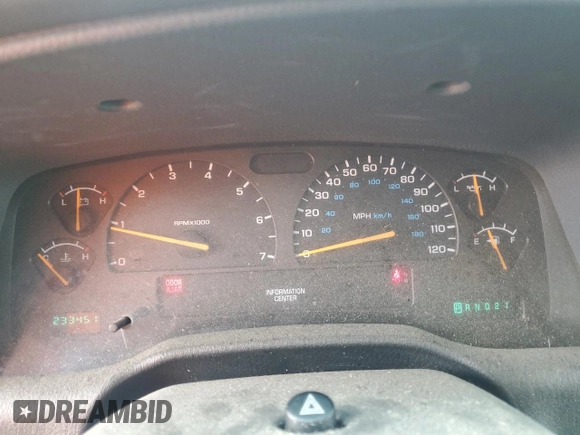 2001 Dodge Durango with VIN 1B4HS28Z71F589202, listed as a Copart auction lot 58522665 with 233,451 mi miles and Salvage title. Bid and sale history available at DreamBid. Image 9.