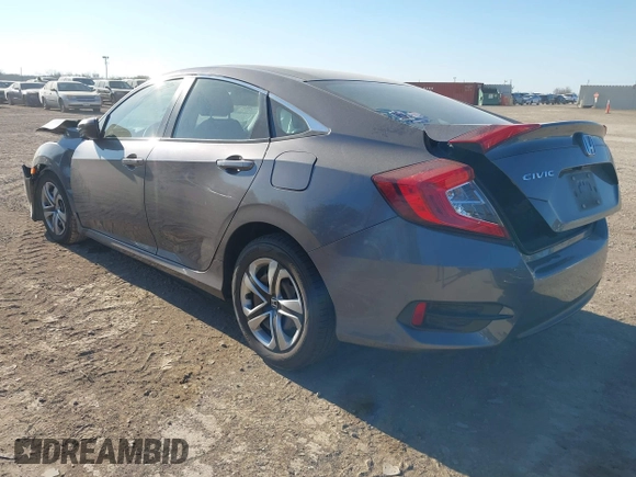 2016 Honda Civic Sedan LX with VIN 2HGFC2F55GH546980, listed as a IAAI auction lot 41378567 with 145,091 mi miles. Bid and sale history available at carsss.com. Image 3.