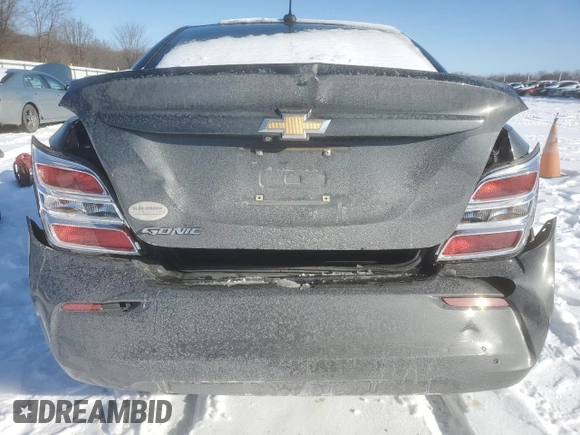 2018 Chevrolet Sonic LS with VIN 1G1JB5SH5J4130339, listed as a Copart auction lot 45695185 with 67,667 mi miles and Salvage title. Bid and sale history available at DreamBid. Image 6.