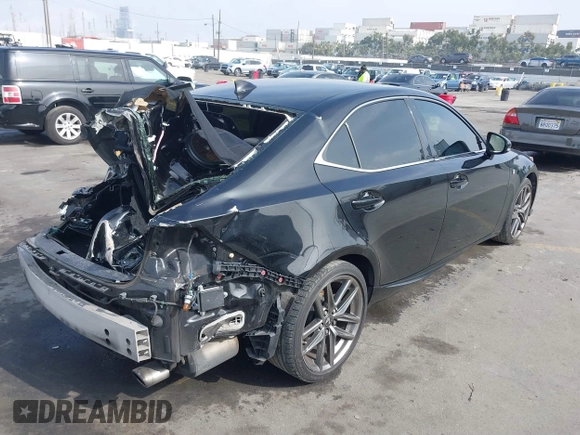 2014 Lexus IS 350 with VIN JTHBE1D21E5013120, listed as a IAAI auction lot 41491004 with 79,088 mi miles and . Bid and sale history available at DreamBid. Image 4.
