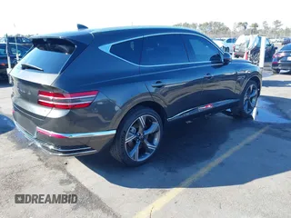 2025 Genesis GV80 Prestige with VIN KMUHEESC9SU247860, listed as a IAAI auction lot 41384609 with 1,819 mi miles and . Bid and sale history available at DreamBid. Image 4.