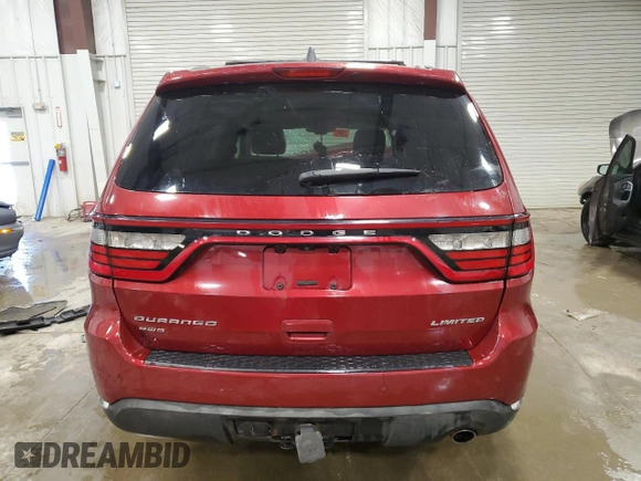 2014 Dodge Durango Limited z VIN 1C4RDJDG3EC279152, wystawiony jako Copart lot #43784295 z przebiegiem Nie podano mil oraz Nie do naprawy • Non repairable. Historia ofert i sprzedaży dostępna na DreamBid. Obrazek 6.