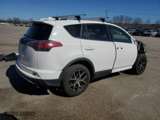 2017 Toyota RAV4 SE with VIN JTMJFREV3HJ715095, listed as a Copart auction lot 49233875 with 74,950 mi miles and Salvage Title. Bid and sale history available at carsss.com. Image 3.