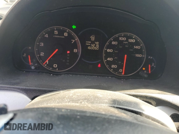 2004 Acura TSX with VIN JH4CL968X4C046153, listed as a Copart auction lot 60758575 with 160,050 mi miles and Salvage title. Bid and sale history available at DreamBid. Image 9.