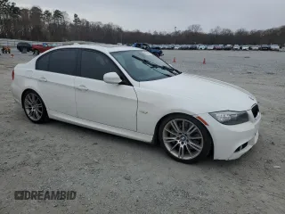 2011 BMW 3 Series 335i with VIN WBAPM5C51BE575783, listed as a Copart auction lot 47354165 with 0 mi miles and Salvage Title. Bid and sale history available at carsss.com. Image 4.