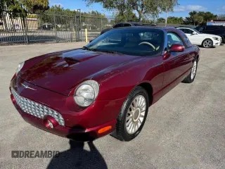 2004 Ford Thunderbird Deluxe z VIN 1FAHP60A54Y110954, wystawiony jako Copart lot #63533685 z przebiegiem 26 244 mil mil oraz Szkoda całkowita • Salvage title. Historia ofert i sprzedaży dostępna na DreamBid. Obrazek 1.