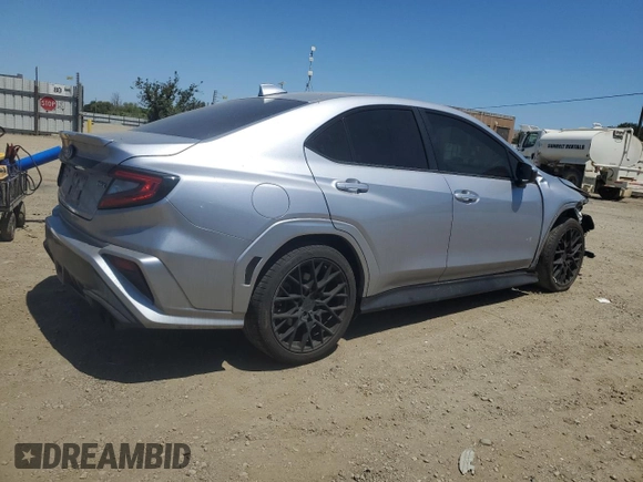 2022 Subaru WRX Premium with VIN JF1VBAF60N9004804, listed as a Copart auction lot 57851005 with 45,840 mi miles and Salvage title. Bid and sale history available at DreamBid. Image 3.