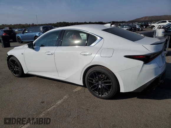 2023 Lexus IS with VIN JTHGZ1E29P5032672, listed as a Copart auction lot 78127104 with 6,239 mi miles and Salvage Title. Bid and sale history available at carsss.com. Image 2.