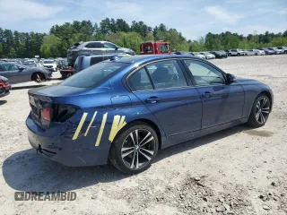 2018 BMW 3 Series 330i xDrive with VIN WBA8D9C54JEM33342, listed as a Copart auction lot 56833135 with 36,434 mi miles and Salvage title. Bid and sale history available at DreamBid. Image 3.