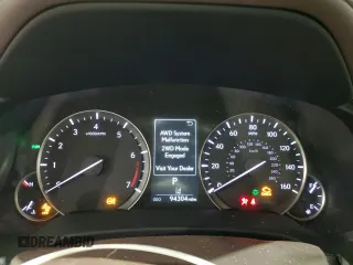 2020 Lexus RX 350L with VIN JTJHZKFA1L2025340, listed as a Copart auction lot 42150215 with 94,304 mi miles and Salvage title. Bid and sale history available at DreamBid. Image 9.