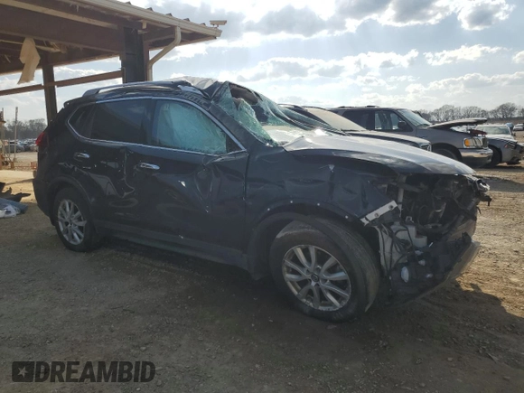 2019 Nissan Rogue SV with VIN KNMAT2MV4KP552365, listed as a Copart auction lot 48918195 with 70,767 mi miles and Salvage Title. Bid and sale history available at carsss.com. Image 4.