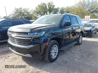 2023 Chevrolet Tahoe LT с VIN 1GNSCNKD9PR191296, выставлен на аукционе IAAI как лот 41814835 с пробегом 64 777 миль миль и . История ставок и продаж доступна на DreamBid. Изображение 2.