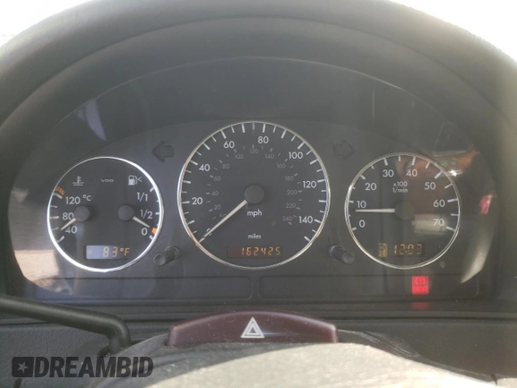 2005 Mercedes-Benz M 500 with VIN 4JGAB75E45A539908, listed as a Copart auction lot 55171955 with 162,425 mi miles and Clean Title. Bid and sale history available at DreamBid. Image 9.