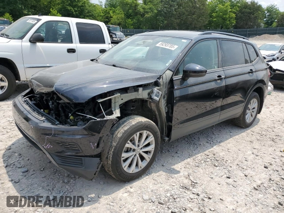 2020 Volkswagen Tiguan S with VIN 3VV0B7AX4LM054502, listed as a Copart auction lot 59293785 with 37,704 mi miles and Salvage title. Bid and sale history available at DreamBid. Image 1.