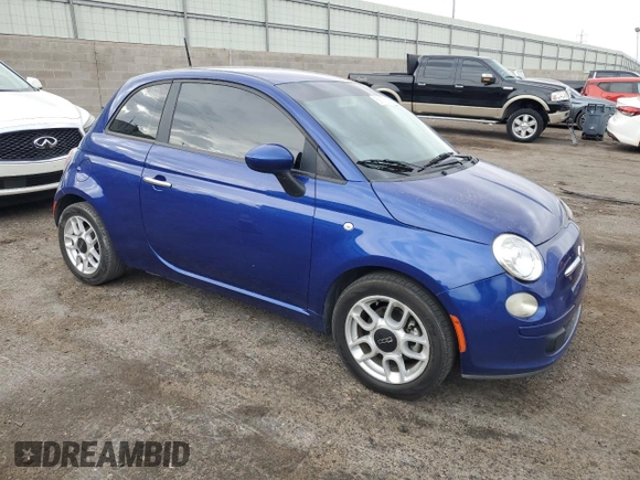 2012 FIAT 500 Pop z VIN 3C3CFFAR2CT117120, wystawiony jako Copart lot #59173375 z przebiegiem 181 910 mil mil oraz Czysty tytuł • Clean title. Historia ofert i sprzedaży dostępna na DreamBid. Obrazek 4.