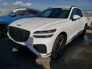 2022 Genesis GV70 2.5T with VIN KMUMADTB8NU051102, listed as a Copart auction lot 63387542 with 0 mi miles. Bid and sale history available at carsss.com. Image 2.