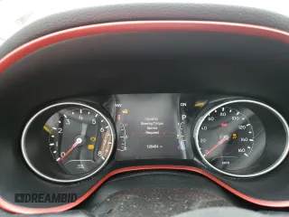 2019 Jeep Compass Trailhawk with VIN 3C4NJDDB5KT597819, listed as a Copart auction lot 51287675 with 126,454 mi miles and Salvage Title. Bid and sale history available at carsss.com. Image 9.